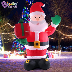 <span class=keywords><strong>D</strong></span>écoration de Noël gonflable géante : Maison, Arbre LED et Père Noël gonflable pour extérieur - Product Image 2