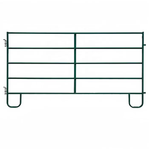 แผงรั้ว/แผงม้า12ฟุตเคลือบสังกะสีแบบจุ่มร้อนใช้สำหรับงานหนักเคลือบผงจากอเมริกา - Product Image 1