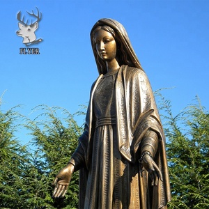 Estatua Decorativa <span class=keywords><strong>de</strong></span> Bronce Fundido <span class=keywords><strong>de</strong></span> Tamaño Real <span class=keywords><strong>de</strong></span> <span class=keywords><strong>Santa</strong></span> María <span class=keywords><strong>de</strong></span> La Antigua para Exteriores en Venta - Product Image 6