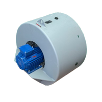 Ventilateur centrifuge externe industriel G355 à roulement à billes 380V, haute pression d'air, moteur électrique en acier au carbone, souffleur de refroidissement