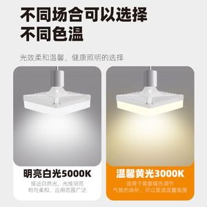 Bombilla LED E27, 2700K Luz Diurna, 110lm/W, Cuerpo de Plástico, Interruptor Manual, CA 85-265V, 50000H de Vida Útil, Certificación CE, Residencial, SMD - Product Image 4