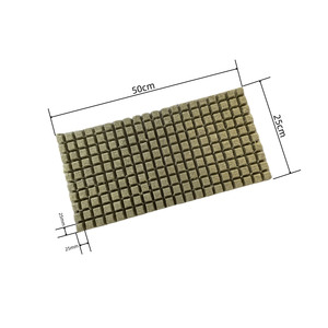 DaringFish - Lecho <span class=keywords><strong>de</strong></span> Lana <span class=keywords><strong>de</strong></span> Roca Hidrófila Cuadrado para Jardín, Uso Agrícola, Estilo Rústico Minimalista y Ecológico - Product Image 4