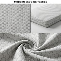 Tissu textile moderne pour literie |   Tissu nid d'abeille circulaire pour housse de matelas