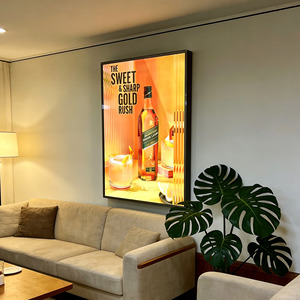 Letrero Luminoso LED Ultrafino de Aluminio y Vidrio Templado de Alto Brillo, Formato A4, Tablero de Exhibición Retroiluminado, Gran Venta de Fábrica - Product Image 5