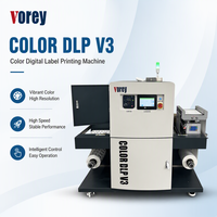 Mesin Cetak Label Digital Roll Profesional Vorey COLOR DLP V3 Printer Stiker Warna Presisi Tinggi untuk Label Hadiah Mewah