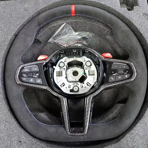 Volant entièrement en Alcantara LCI 2025 pour <span class=keywords><strong>BMW</strong></span> G20 G22 G30 G31 M2 G87 M3 G80 M4 G82 G42 M5 F90 F80 F82 F95 X3M F97 M340i M440i - Product Image 6