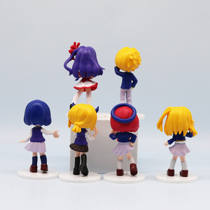 Ensemble de mini figurines japonaises en PVC <span class=keywords><strong>Oshi</strong></span> <span class=keywords><strong>No</strong></span> Ko Character Modèle en PVC avec base pour décoration - Product Image 4
