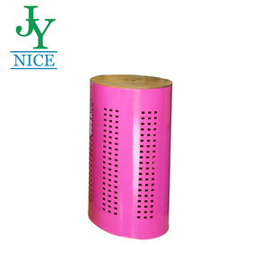 Thùng Giặt Bằng Thép Chải & Hamper 46L Giỏ Quần Áo Thông Gió Với Nắp MDF Được Đánh Bóng Thời Gian Bảo Hành Cuộc Sống - Product Image 5