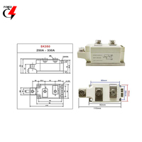 Module Thyristor Skkt10616e Thyristor Skkh5716e Régulateur de tension haute puissance 42A92A Démarrage progressif