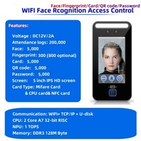 Software en la Nube y Aplicación Móvil para Control de Asistencia con Reconocimiento Facial y de Tarjetas, Control de Acceso, Reconocimiento Facial con IA, Visión Nocturna, Precio Económico