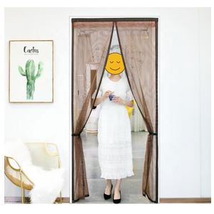 Puerta mosquitera magnética <span class=keywords><strong>de</strong></span> malla resistente al desgarro fácil <span class=keywords><strong>de</strong></span> plegar, tira magnética única <span class=keywords><strong>de</strong></span> arriba a abajo - Product Image 2