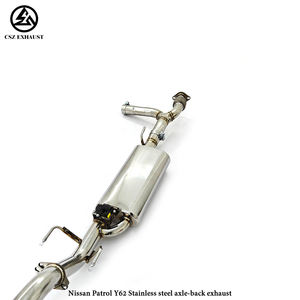 Système d'échappement Axleback CSZ Nissan Patrol Y62 SS304 - Product Image 4