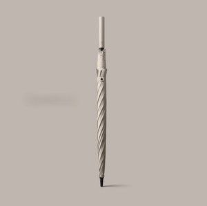 Vente en gros Parapluie droit classique Design d'usine Parapluie de voyage noir Fabricant Parapluies personnalisés semi-automatiques 3 plis - Product Image 1