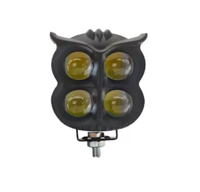 Nouveau projecteur LED à 4 yeux de type hibou, à trois couleurs, pour systèmes d'éclairage externes modifiés de moto
