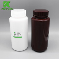Botol HDPE Bulat Mulut Lebar 500ml Laris untuk Botol Reagen Kimia Plastik Laboratorium