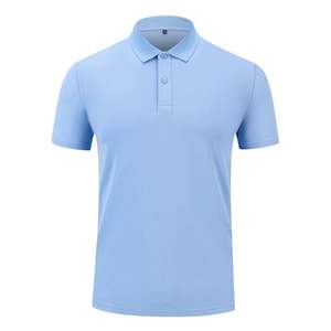 Мужская хлопковая рубашка-поло с коротким рукавом и принтом - Product Image 5