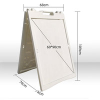 DD Manufacturers Grosir Papan Tanda A-Frame Outdoor, Papan Tanda Trotoar Custom, Papan Iklan, Stand Poster