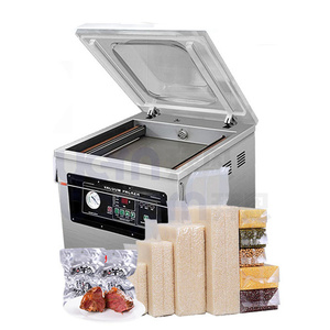 เครื่องซีลสูญญากาศแบบห้องเดียวขนาดเล็ก รุ่น DZ-260 สำหรับบรรจุภัณฑ์อาหาร ผลไม้ ผัก เนื้อสัตว์ เครื่องซีลสูญญากาศอัตโนมัติ - Product Image 1