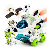 Jouets éducatifs de bricolage assemblés modèles d'aviation cabines de navette spatiale fusée station spatiale jouet scientifique et éducatif