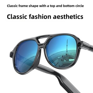 <span class=keywords><strong>แว่น</strong></span>ตาอัจฉริยะ AI แปลภาษาแบบเรียลไทม์ กล้อง 8MP ป้อง<span class=keywords><strong>กัน</strong></span>การสั่นไหว ลำโพงบลูทูธ ชาร์จแบบ Mag พร้อมผู้ช่วยเสียง AI - Product Image 2