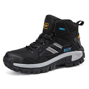 SF33 HJY Outdoor camping men Khaki Tactical <b>Hiking</b> <b>Boots</b> Mesh Breathable Outdoor All Season Men Work <b>Boots</b> made in China stock - Product Image 4