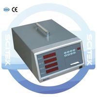 El analizador digital de escape de automóvil SCITEK mide las concentraciones de gas de oxígeno HC CO con un rango de temperatura de-5 ~ 50C