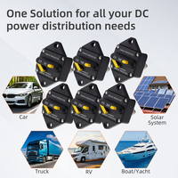 Disjoncteur à bouton-poussoir série E9 50A-300A avec protection contre les surcharges et les surintensités, réinitialisation manuelle, pour système de distribution d'alimentation DC