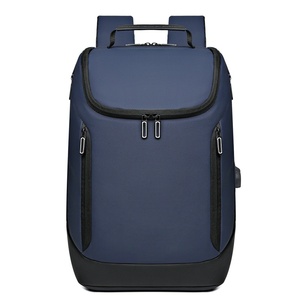 High-End Men's Simple Casual Fashion Backpack Multi-Functional Business Bag Waterproof New Cross-Border Polyester - Product Image 1