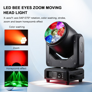 Faro mobile a LED 7*60W Bee Eye Disco 4 <span class=keywords><strong>in</strong></span> 1 con effetto Wash, Rotazione e Fascio, RGBW a colori completi, DMX512, Illuminazione DJ per KTV - Product Image 2