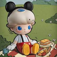 POPMART MEGA JUST DIMOO 1000% Микки Маус, фигурка из ПВХ, масштаб 1/12, оригинальная аниме-фигурка, коллекционный предмет для дома, загадочная коллекция