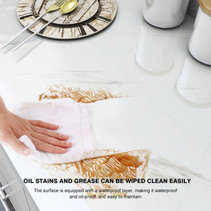 Envoltura de <span class=keywords><strong>vinilo</strong></span> de pared impermeable autoadhesiva de película de PVC de mármol moderno <span class=keywords><strong>para</strong></span> <span class=keywords><strong>encimera</strong></span> de cocina doméstica y decoración de muebles - Product Image 3