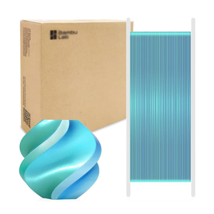 ไส้พิมพ์ 3 มิติ Original Bamboo Lab PLA Silk Shiny Multi-Color ขนาด 1.75 มม. น้ำหนัก 1 กก. - ไส้พิมพ์สีไล่ระดับ RFID แบบเป็นมิตรต่อสิ่งแวดล้อม สำหรับเครื่องพิมพ์ X1/H2C - Product Image 1