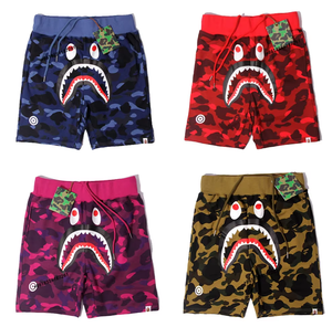 Shorts de sport et de fitness pour hommes 2025, haute qualité, grande taille, imprimé tête de requin camouflage, 100% coton - Product Image 2