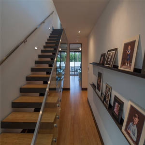 अस्थायी कस्टम लकड़ी सीढ़ी Treads प्रकाश की लकड़ी से बनाया - Product Image 4