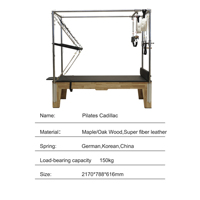 Lit de Pilates Cadillac MJD M201A en bois de chêne, réglable, portable, durable, pour usage domestique et commercial, yoga, fitness, musculation