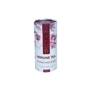 Emballage en cylindre de papier rigide de qualité alimentaire pour le thé et la <span class=keywords><strong>vodka</strong></span> avec gaufrage et laminage mat - Product Image 1