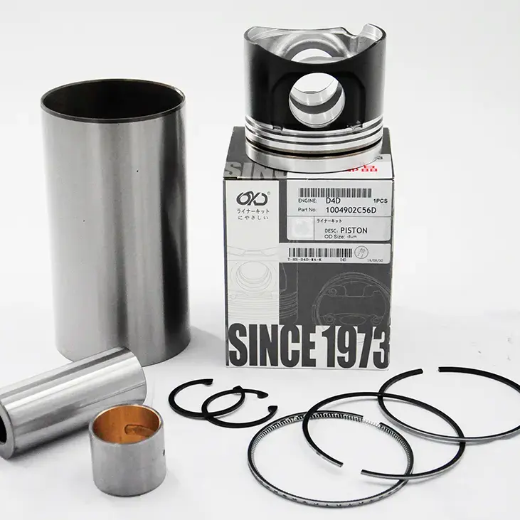 D4d Piston silinder 04258455 04501366 cincin katup Gasket Kit bantalan semak untuk Volvo suku cadang pemeriksaan mesin