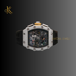 นาฬิกาเพชรโมอิสหรูหรามีสไตล์สำหรับผู้หญิงผลิตด้วยวัสดุคุณภาพสูงเพื่อไลฟ์สไตล์ที่ซับซ้อนและสง่างาม - Product Image 5