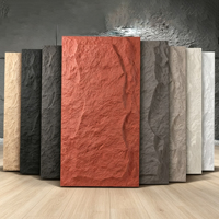 Revêtement mural flexible en pierre 3D léger et imperméable de haute qualité pour la décoration des murs des hôtels et des centres commerciaux