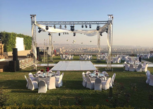 Giá rẻ giá vuông cấu trúc âm thanh Trọng lượng nhẹ mái Loa sân khấu Backdrop nhôm chiếu sáng giàn hệ thống - Product Image 3