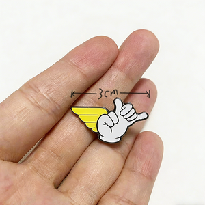 Spilla in metallo smaltata a forma di conchiglia con personaggio dei cartoni animati Betty Big Boy, all'ingrosso - Product Image 3