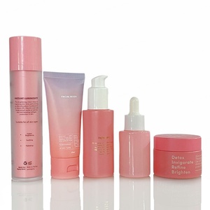 Ensemble d'emballages cosmétiques : flacons et pots en verre pour sérum, lotion et crème (30 ml, 100 ml, 120 ml, 30 g, 50 g) - Product Image 1