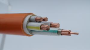 <span class=keywords><strong>Cable</strong></span> de Cobre Aislado XLPE de Baja Emisión de Humo y Cero Halógenos, 0.6/1kV 3x25+2x16mm, WDZB2N-YJY LSZH, Retardante de Llama, para Uso Industrial Aéreo - Product Image 2