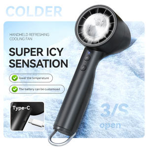 Fabrika özel logo Mini el Turbo elektrikli soğutma fanı şarj edilebilir taşınabilir Usb HAVA SOĞUTUCU Fan - Product Image 2