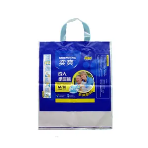 High quality scented Low price cheapest fold plastic bag for baby diaper