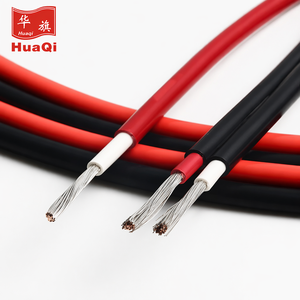 Huaqi 4mm2 <span class=keywords><strong>6mm2</strong></span> 10mm2 16mm2 câble solaire photovoltaïque en cuivre étamé Dc Pv <span class=keywords><strong>6mm2</strong></span> pour panneaux solaires fils et câbles électriques - Product Image 1