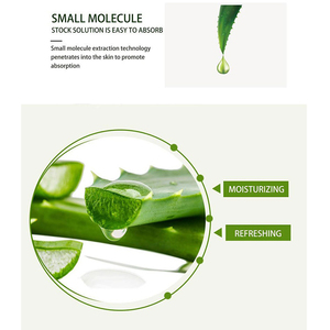 Gel hydratant réparateur pour peaux sensibles à l'<span class=keywords><strong>aloe</strong></span> <span class=keywords><strong>vera</strong></span> et à l'acide hyaluronique pur coréen – Soin cutané pour peaux abîmées par le soleil - Product Image 4