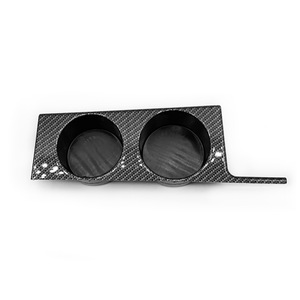 Portavasos para BMW E39 528i 530i M5, Negro, Fibra de Carbono, Consola Central - Product Image 4
