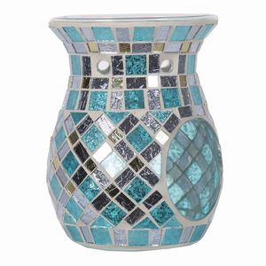 Modern Handmade Glass Mosaic Wax Melt Oil Burner Aromatic Fragrance Lamp Home Decor <strong>Incense</strong> <strong>Holder</strong> <strong>Aromatherapy</strong> <strong>Diffuser</strong> - Product Image 4
