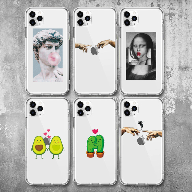 1000+ Designs Custom Art David Mona Lisa TPU Silicon Case for iPhone 11 12 13 14 15 Pro Max UV Printing Sublimation Phone Case